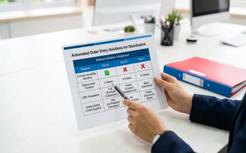 Automated Order Entry for Distributors: Eliminating Manual Data Entry